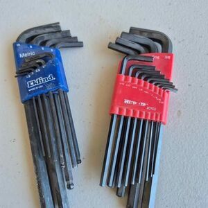 Eklind & Westward Hex Key Set - Metric & SAE